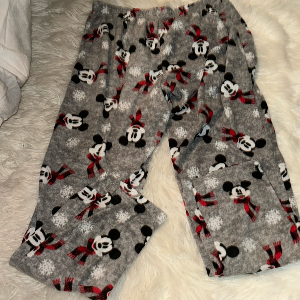 christmas mickey pj pants
